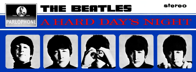 Albumcover. A Hard Day’s Night, 1964.