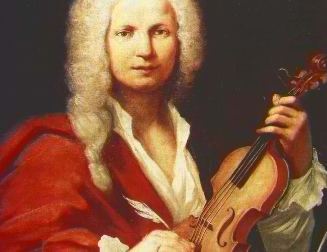 Portræt af Vivaldi (dog betvivlet af nogle forskere), ca. 1723. Ukendt maler.